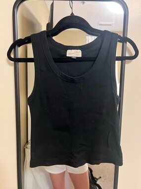 Universal Thread Black Ribbed Tank Top